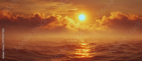 Obraz sunset over the sea