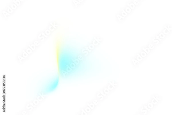 Obraz Gradient Yellow and Cyan Shape