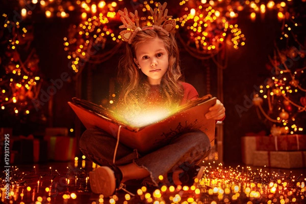 Obraz Reading Christmas Story