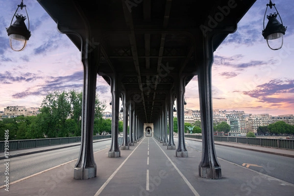 Obraz The Bir Hakeim Bridge