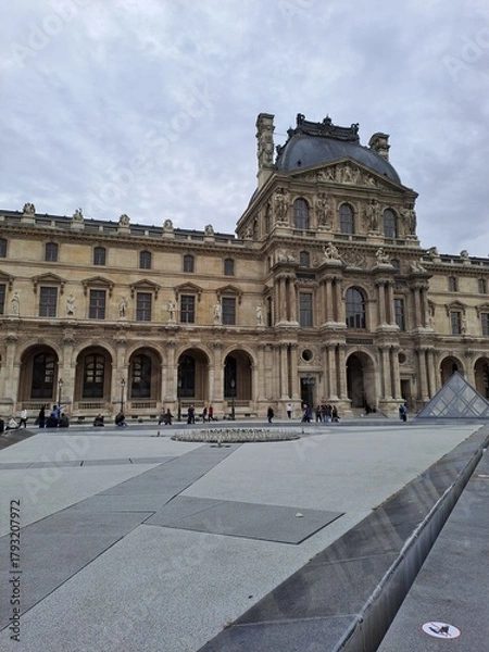 Fototapeta the facade of the basilica of st mary in rome