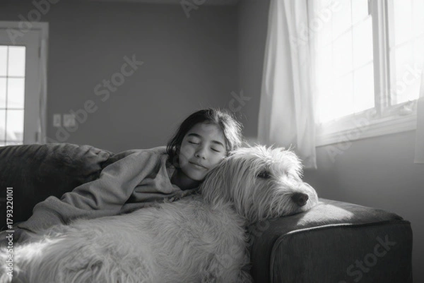 Fototapeta minimalistic gift packaging using kraft paper creates striking and elegant presentation