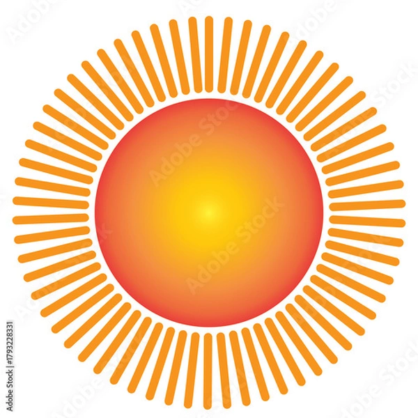 Obraz sun vector illustration