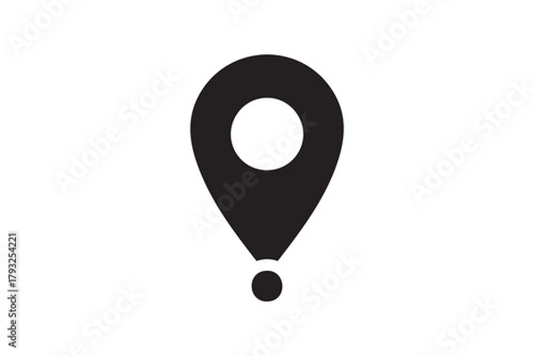 Fototapeta Map Location icon. map pin location icon. Modern map markers.
