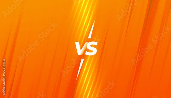 Fototapeta Versus concept background with glowing lines