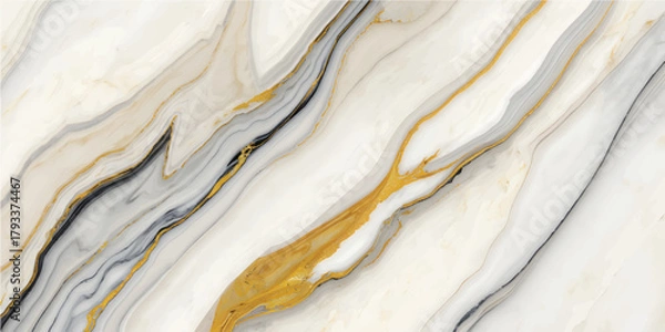 Fototapeta White stone texture pattern with fresh cream and brown dessert bread meal design