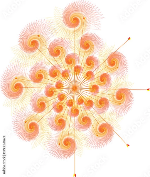 Obraz abstract background vector illustration, transform Effect Colorful Design