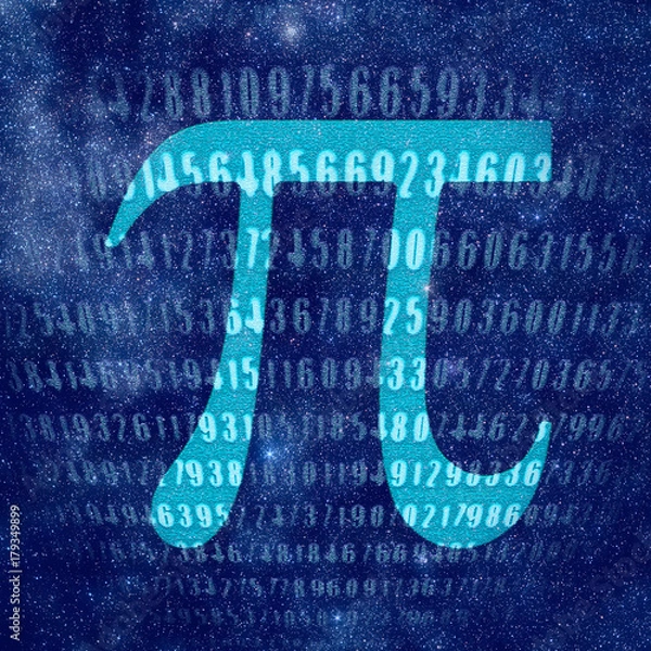 Obraz Pi number