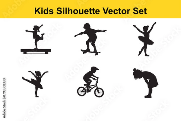 Fototapeta Versatile graphic collection with diverse color elements and typography