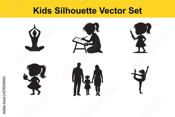 Fototapeta Versatile graphic elements with bold colors and classic typography