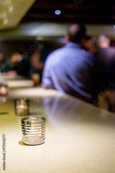 Obraz bar table with people