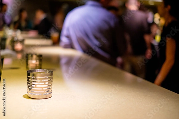 Obraz bar with people