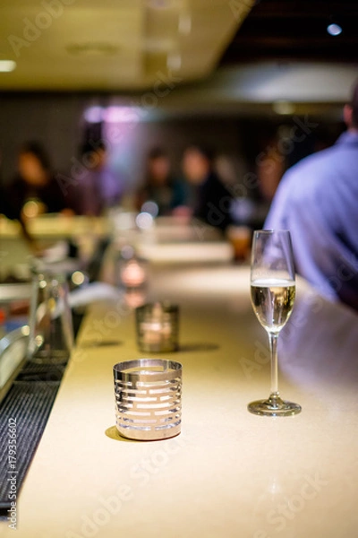 Obraz drink bar with people