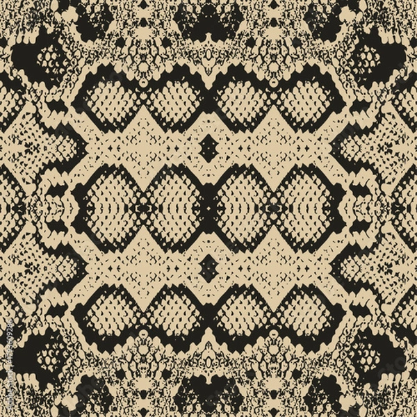 Obraz Symmetric Snake Skin Inspired Vector Pattern