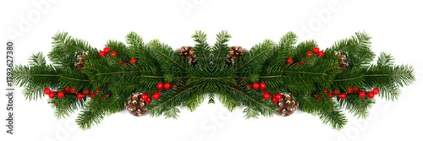 Obraz Christmas frame in a row