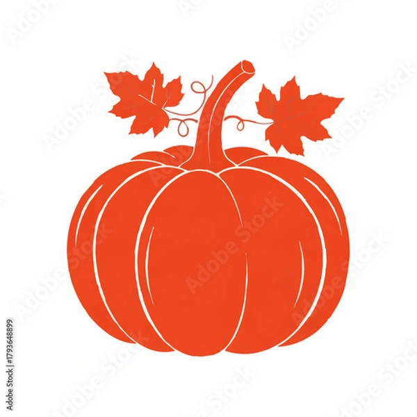 Fototapeta Fox and Deer Meet in Autumn Forest Silhouette

