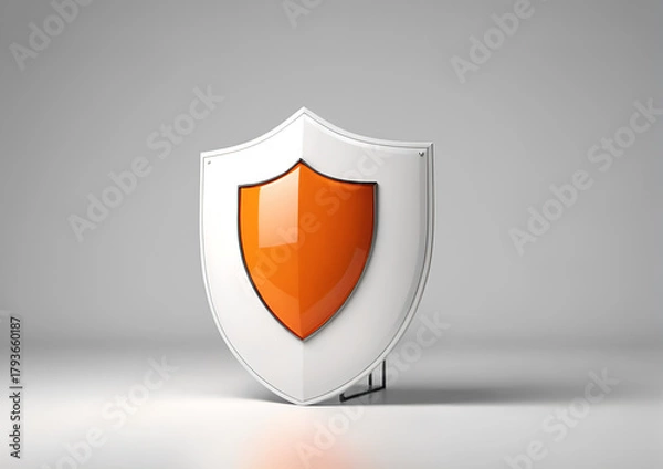 Fototapeta shield protection concept
