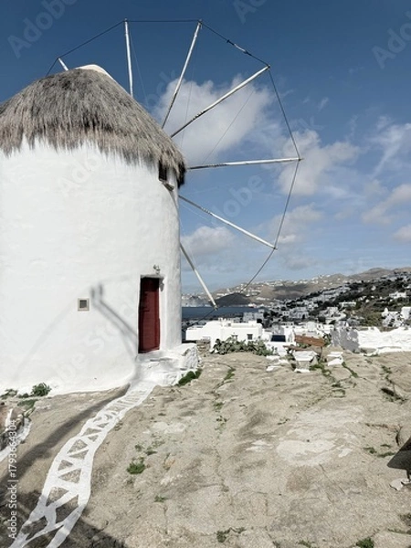 Obraz windmill in mykonos