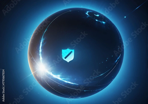 Fototapeta abstract blue background