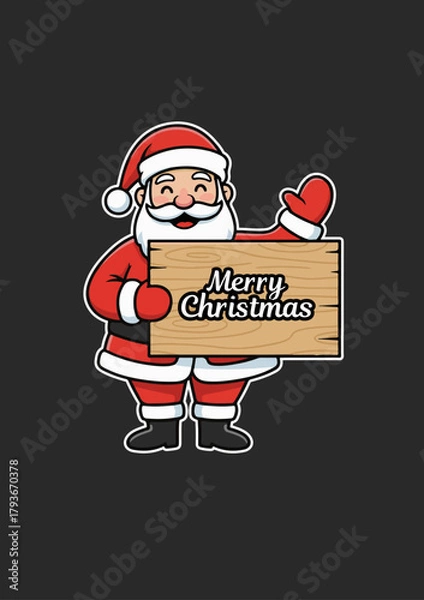Obraz Merry Christmas Clip art