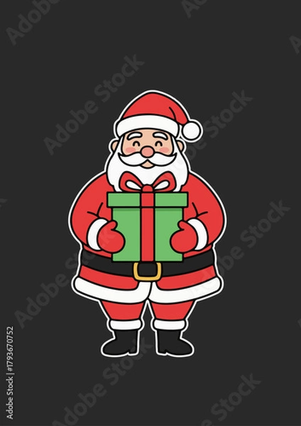 Obraz Merry Christmas Clip art