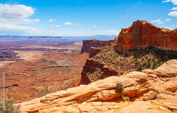 Obraz Canyonlands National Park, USA is famous for wilderness of canyons and fantastically formed buttes carved by the Colorado River