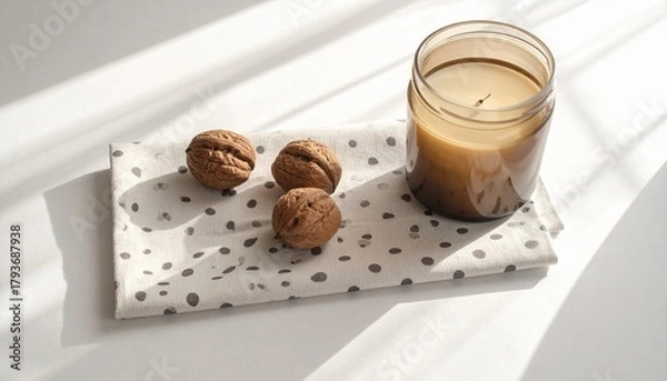 Obraz Minimal Thanksgiving Objects & Cozy Autumn Product Shots