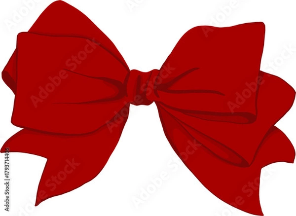 Fototapeta red bow 