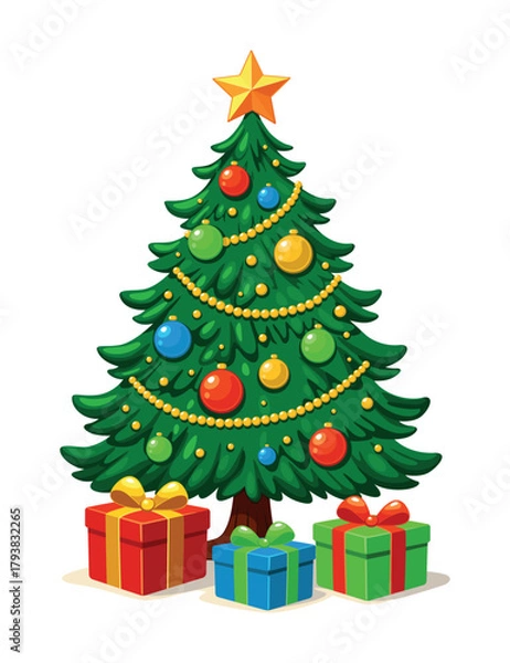 Fototapeta Christmas tree