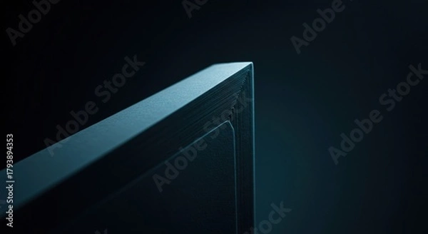 Fototapeta Close-up of a meticulously crafted paper fold, symbolizing attention to detail and high standards of cleanliness within a washroom setting ,clean ,folded tissue ,close-up