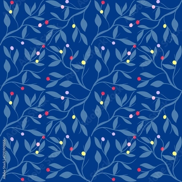 Fototapeta seamless floral pattern