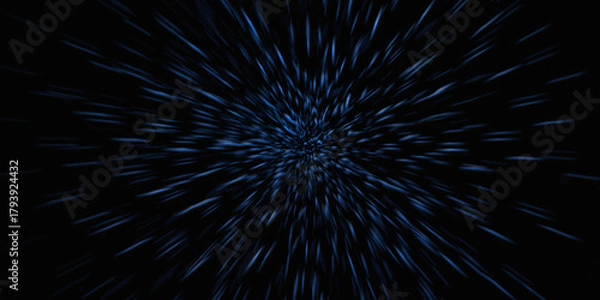 Obraz abstract blue background speed and motion elements