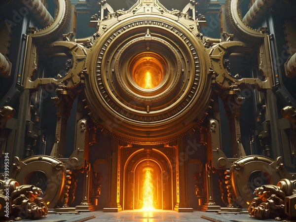 Obraz The Golden Engine of Eternity