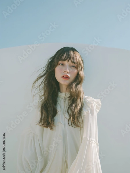 Obraz 若い女性のポートレート