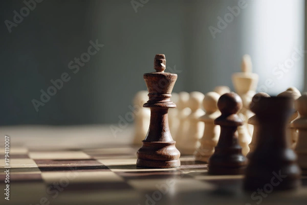 Fototapeta ai teaches counting through game of chess captivating young minds and sparking curiosity