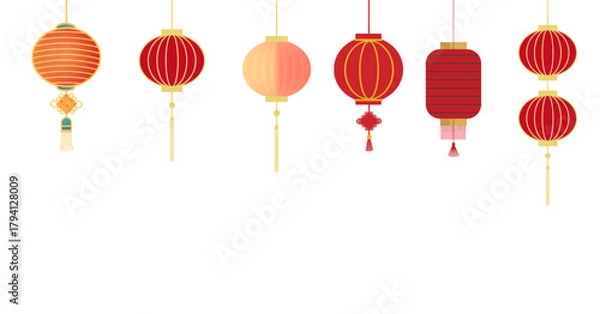 Obraz chinese new year lanterns