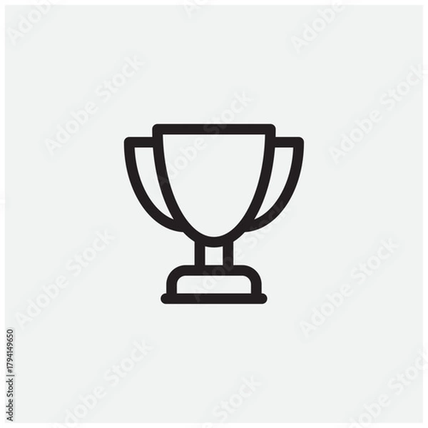 Obraz Trophy Winner Icon