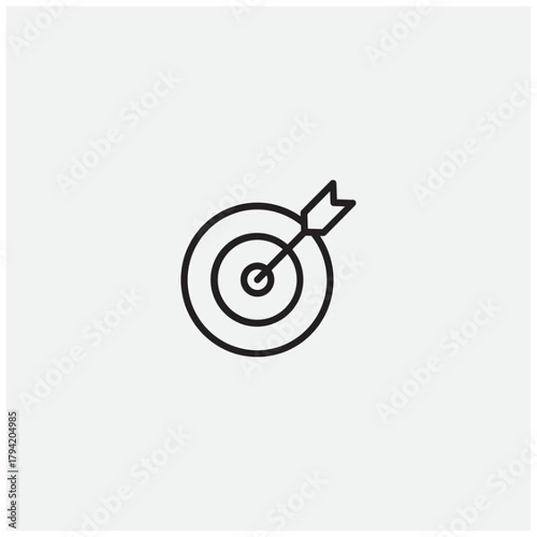 Obraz Target Arrow Icon