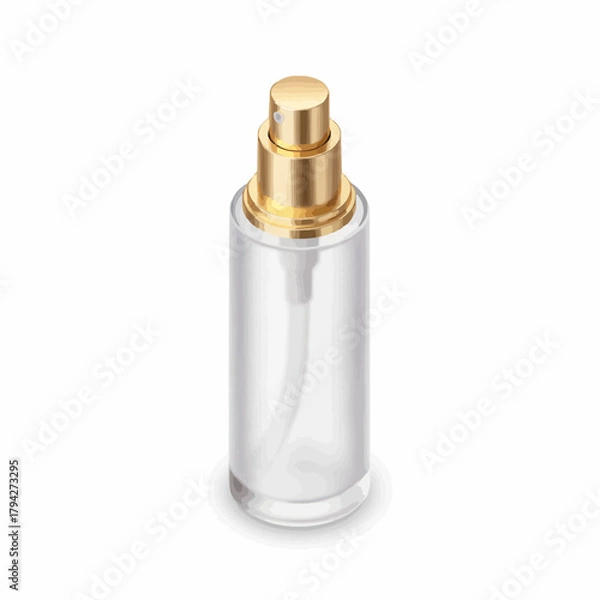 Obraz perfume bottle isolated on white