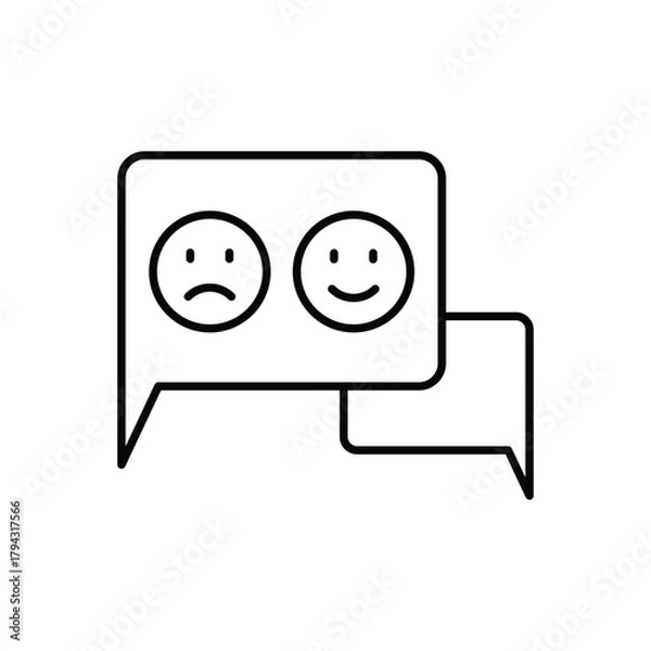 Fototapeta Feedback  vector icon