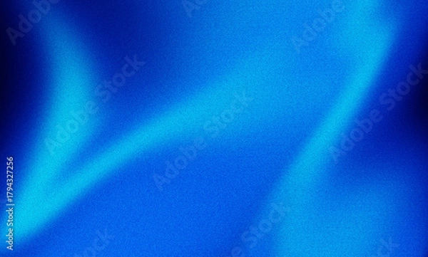 Fototapeta Dark black blue grainy noise grungy texture background, abstract color gradient, with shine bright light and glow template poster header backdrop cover design