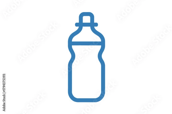 Obraz Clean Aqua Bottle Icon