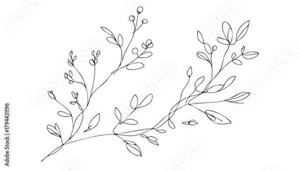 Fototapeta landscape of early spring with first blooms 