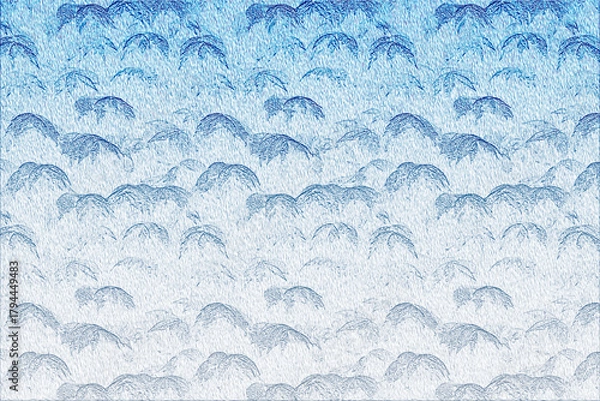 Fototapeta seamless pattern with clouds