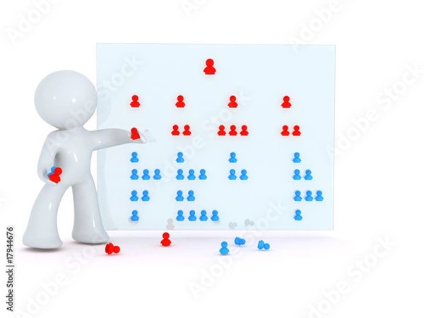 Obraz rebuilding the organization