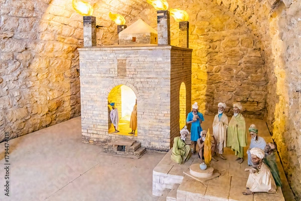 Fototapeta Baku, Azerbaijan. Ateshgah is a fire temple in Azerbaijan, on the Absheron Peninsula.