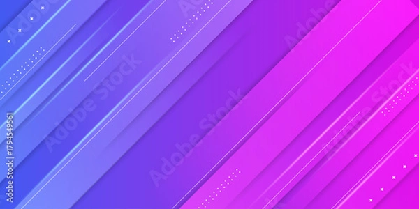 Fototapeta Vibrant purple abstract background with diagonal lines and soft gradients.