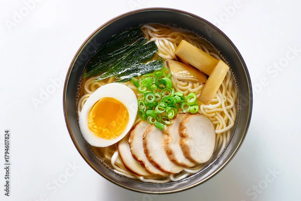 Obraz おいしそうな醤油ラーメン