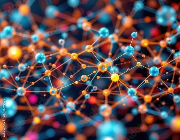 Fototapeta Molecular Lab Setting