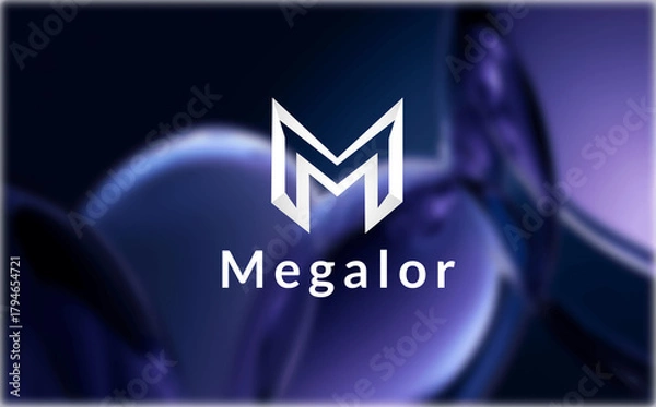 Obraz logo triple M abstract